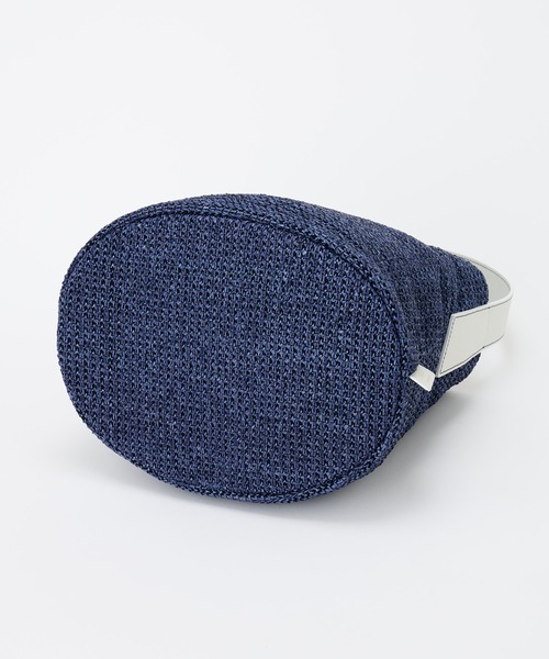 russet(ラシット)の「ラフィアバケットバッグ(CE-1087)(ショルダーバッグ・レディース・ネイビー/グレー/アイボリー・FREE)」の16枚目の写真