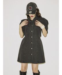 jouetie | ボリュームスリーブワンピース【デニムワンピース】(ワンピース)