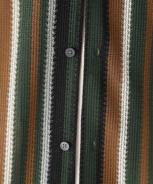 niko and...（ニコアンド）の「メッシュストライプシャツ（シャツ/ブラウス・メンズ・ネイビー/ベージュ/グリーン・MEDIUM/LARGE）」の19枚目の写真