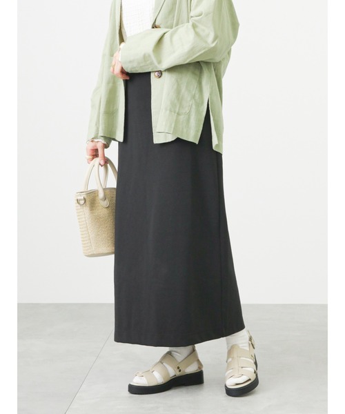 ehka sopo（エヘカソポ）の「カットストレートスカート（スカート・レディース・ピンク/グリーン/ブラック・ﾌﾘ-）」の16枚目の写真