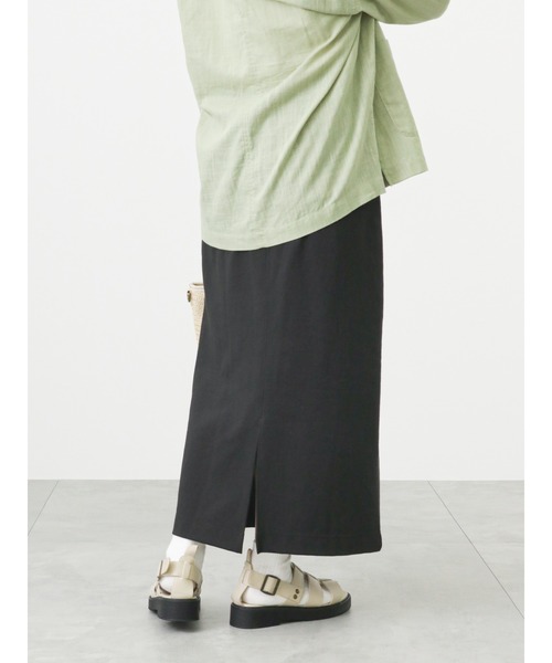 ehka sopo（エヘカソポ）の「カットストレートスカート（スカート・レディース・ピンク/グリーン/ブラック・ﾌﾘ-）」の18枚目の写真