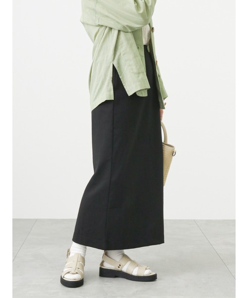 ehka sopo（エヘカソポ）の「カットストレートスカート（スカート・レディース・ピンク/グリーン/ブラック・ﾌﾘ-）」の17枚目の写真