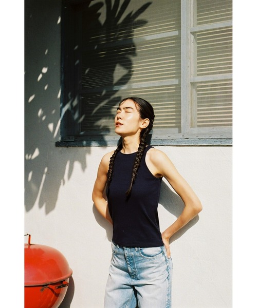 BLACK BY MOUSSY（ブラックバイマウジー）の「american sleeve tanktop