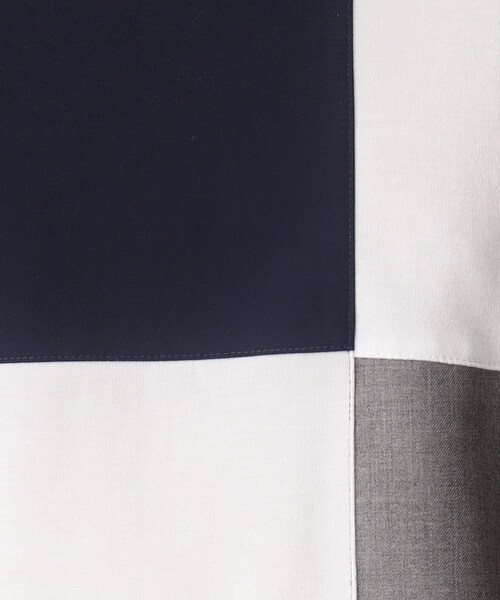 THE SHOP TK (ザ ショップ ティーケー )の「◆異素材スクエアパネルブロッキングTシャツ(Tシャツ/カットソー・メンズ・ブルー/ホワイト系/ブラック/ホワイト系その他5・02/03/04)」の13枚目の写真