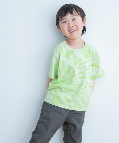 URBAN RESEARCH DOORS(アーバンリサーチドアーズ)の「タイダイTシャツ(KIDS)(Tシャツ/カットソー・キッズ・グリーン系その他/ブルー系その他・135/120/150/105)」の8枚目の写真