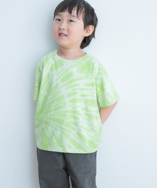 URBAN RESEARCH DOORS(アーバンリサーチドアーズ)の「タイダイTシャツ(KIDS)(Tシャツ/カットソー・キッズ・グリーン系その他/ブルー系その他・135/120/150/105)」の7枚目の写真