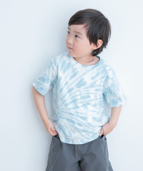 URBAN RESEARCH DOORS(アーバンリサーチドアーズ)の「タイダイTシャツ(KIDS)(Tシャツ/カットソー・キッズ・グリーン系その他/ブルー系その他・135/120/150/105)」の17枚目の写真
