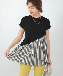 Bou Jeloud | ドッキングニットトップス(Tシャツ/カットソー)