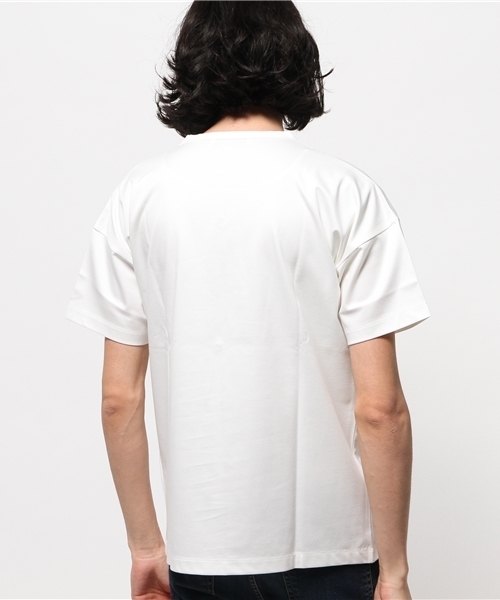 EYE. D WEARing（アイディウェアリング）の「EYE. D WEARingスーピマニットカルゼ ポケットTシャツ（Tシャツ/カットソー・メンズ・ホワイト/ブラック/チャコールグレー・MEDIUM/LARGE）」の8枚目の写真