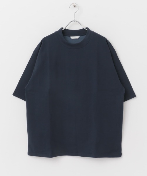 URBAN RESEARCH DOORS（アーバンリサーチドアーズ）の「モックネックショートスリーブタフTシャツ（Tシャツ/カットソー・メンズ・ネイビー/ベージュ/ホワイト・MEDIUM/LARGE）」の14枚目の写真