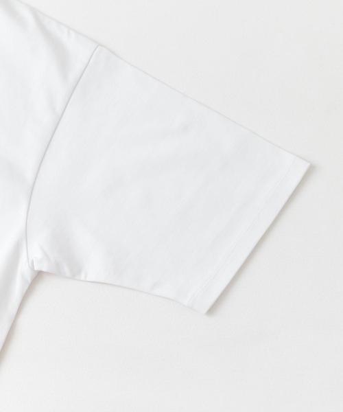 URBAN RESEARCH DOORS（アーバンリサーチドアーズ）の「モックネックショートスリーブタフTシャツ（Tシャツ/カットソー・メンズ・ネイビー/ベージュ/ホワイト・MEDIUM/LARGE）」の6枚目の写真