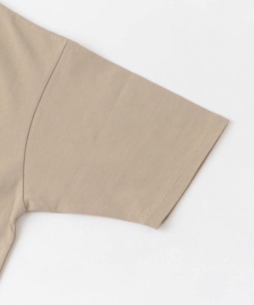 URBAN RESEARCH DOORS（アーバンリサーチドアーズ）の「モックネックショートスリーブタフTシャツ（Tシャツ/カットソー・メンズ・ネイビー/ベージュ/ホワイト・MEDIUM/LARGE）」の10枚目の写真