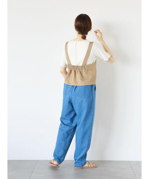 ehka sopo（エヘカソポ）の「ビスチェ(セットアップ可)（ベスト・レディース・ベージュ/ライトベージュ/ブラック・F）」の22枚目の写真