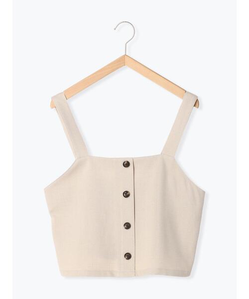 ehka sopo（エヘカソポ）の「ビスチェ(セットアップ可)（ベスト・レディース・ベージュ/ライトベージュ/ブラック・F）」の11枚目の写真