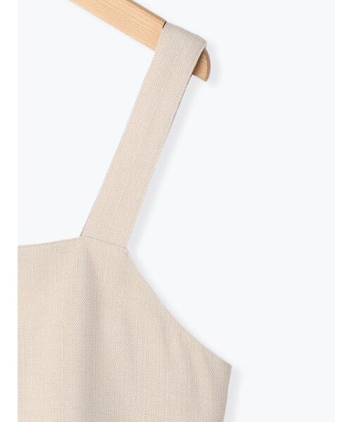 ehka sopo（エヘカソポ）の「ビスチェ(セットアップ可)（ベスト・レディース・ベージュ/ライトベージュ/ブラック・F）」の8枚目の写真