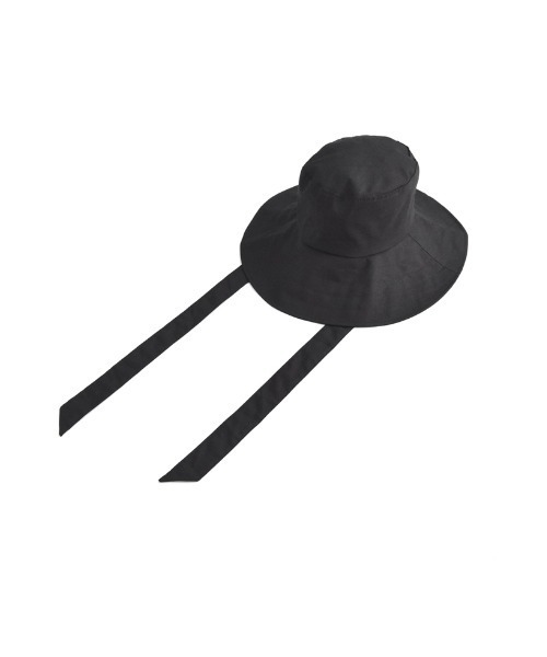 Re:EDIT（リエディ）の「[2WAY]リネンライクベルト付きバケットハット（ハット・レディース・ブラック/キャメル/アイボリー・FREE）」の4枚目の写真