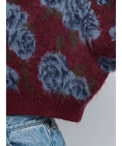 jouetie（ジュエティ）の「パターン2WAYカーデ（カーディガン/ボレロ・レディース・ピンク/ボルドー/アイボリー/ブラック・MEDIUM）」の10枚目の写真