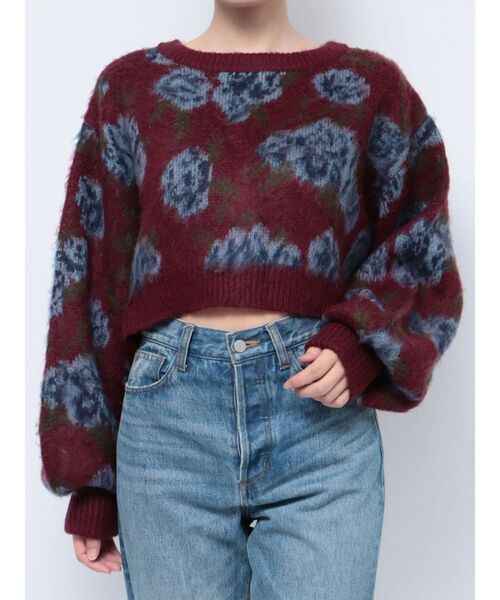 jouetie（ジュエティ）の「パターン2WAYカーデ（カーディガン/ボレロ・レディース・ピンク/ボルドー/アイボリー/ブラック・MEDIUM）」の11枚目の写真