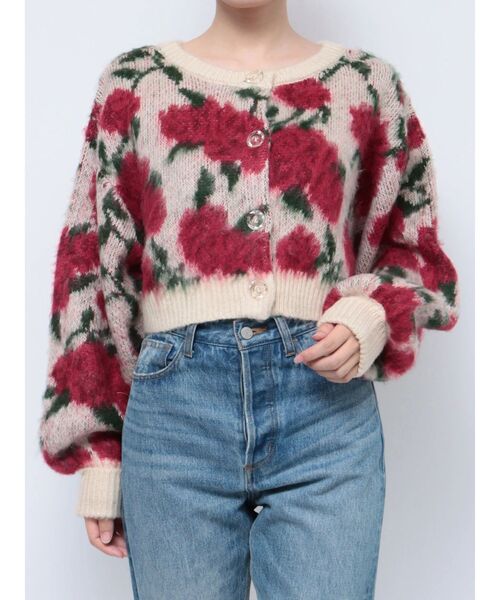 jouetie（ジュエティ）の「パターン2WAYカーデ（カーディガン/ボレロ・レディース・ピンク/ボルドー/アイボリー/ブラック・MEDIUM）」の17枚目の写真