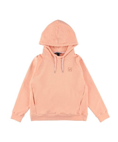 ZOY(ゾーイ)の「WOMENS カシミアタッチガーメントダイ裏毛 プルオーバーフーディー(パーカー・レディース・オレンジ系/ミント・38/40/36)」の2枚目の写真