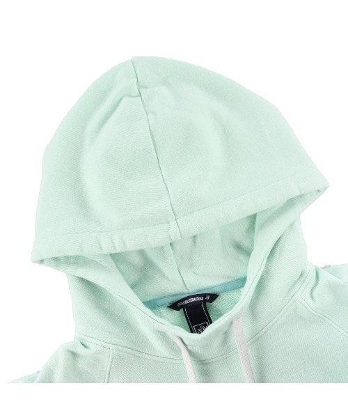 ZOY(ゾーイ)の「WOMENS カシミアタッチガーメントダイ裏毛 プルオーバーフーディー(パーカー・レディース・オレンジ系/ミント・38/40/36)」の4枚目の写真