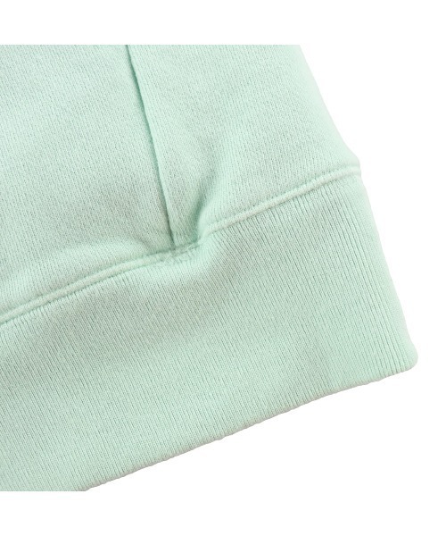 ZOY(ゾーイ)の「WOMENS カシミアタッチガーメントダイ裏毛 プルオーバーフーディー(パーカー・レディース・オレンジ系/ミント・38/40/36)」の7枚目の写真