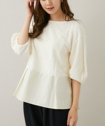 KATHARINE ROSS | 【KATHARINE ROSS】Made in Japan　ふくれジャカードブラウス(シャツ/ブラウス)