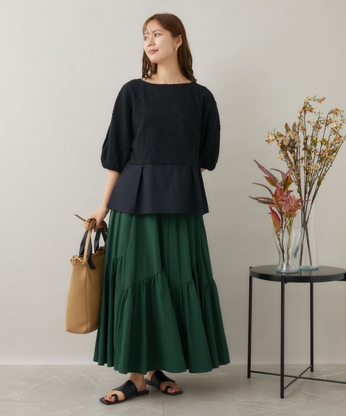 KATHARINE ROSS(キャサリンロス)の「【KATHARINE ROSS】Made in Japan ふくれジャカードブラウス(シャツ/ブラウス・レディース・ブラック/アイボリー・MEDIUM)」の16枚目の写真