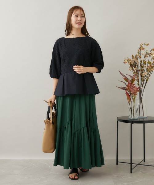KATHARINE ROSS(キャサリンロス)の「【KATHARINE ROSS】Made in Japan ふくれジャカードブラウス(シャツ/ブラウス・レディース・ブラック/アイボリー・MEDIUM)」の10枚目の写真
