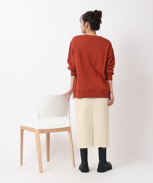 SHOO・LA・RUE（シューラルー）の「◆大人世代の コーデュロイ ナロースカート（スカート・レディース・チャコールグレー/アイボリー/キャメル・02/03/04）」の7枚目の写真