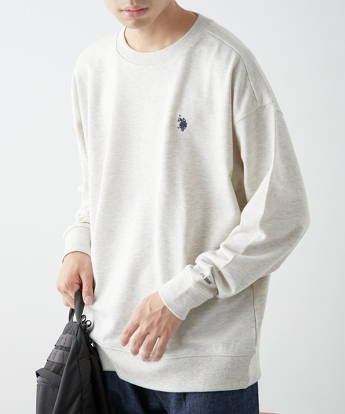 U.S. POLO ASSN.(ユーエスポロアッスン)の「【U.S. POLO ASSN】ワンポイント刺繍スウェット(スウェット・メンズ・ネイビー/アイボリー・LARGE/MEDIUM)」の7枚目の写真