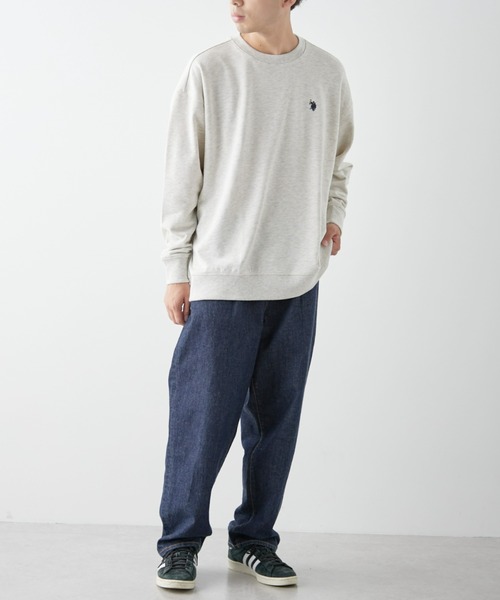 U.S. POLO ASSN.(ユーエスポロアッスン)の「【U.S. POLO ASSN】ワンポイント刺繍スウェット(スウェット・メンズ・ネイビー/アイボリー・LARGE/MEDIUM)」の16枚目の写真