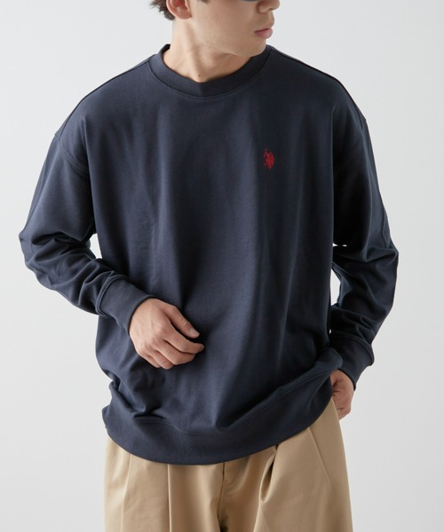 U.S. POLO ASSN.(ユーエスポロアッスン)の「【U.S. POLO ASSN】ワンポイント刺繍スウェット(スウェット・メンズ・ネイビー/アイボリー・LARGE/MEDIUM)」の20枚目の写真