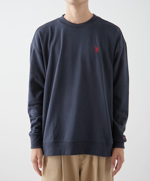 U.S. POLO ASSN.(ユーエスポロアッスン)の「【U.S. POLO ASSN】ワンポイント刺繍スウェット(スウェット・メンズ・ネイビー/アイボリー・LARGE/MEDIUM)」の18枚目の写真