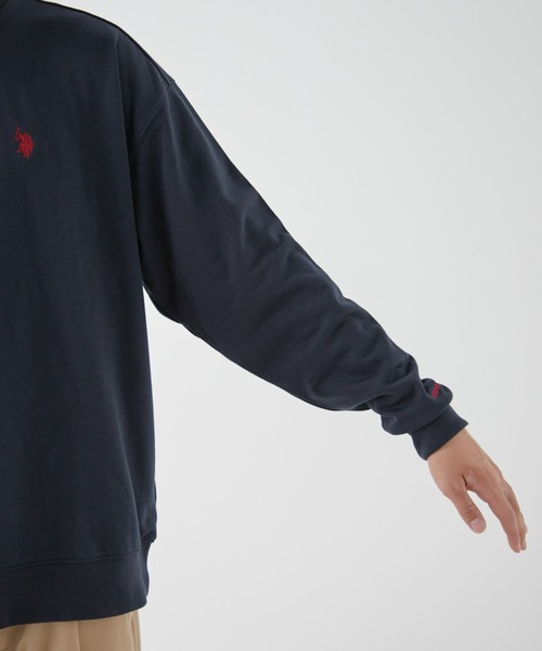 U.S. POLO ASSN.(ユーエスポロアッスン)の「【U.S. POLO ASSN】ワンポイント刺繍スウェット(スウェット・メンズ・ネイビー/アイボリー・LARGE/MEDIUM)」の22枚目の写真