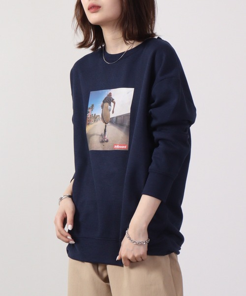 FUNALIVE(ファンアライブ)の「Printed loose-fit sweatshirt / プリントルーズフィット スウェットトレーナー unisex(スウェット・メンズ・杢グレー/ベージュ/ホワイト系/ホワイト/ネイビー/ブラック/ブラウン/ブラック系・M/XL/L)」の8枚目の写真