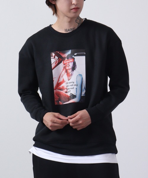 FUNALIVE(ファンアライブ)の「Printed loose-fit sweatshirt / プリントルーズフィット スウェットトレーナー unisex(スウェット・メンズ・杢グレー/ベージュ/ホワイト系/ホワイト/ネイビー/ブラック/ブラウン/ブラック系・M/XL/L)」の3枚目の写真