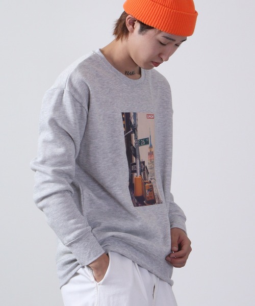 FUNALIVE(ファンアライブ)の「Printed loose-fit sweatshirt / プリントルーズフィット スウェットトレーナー unisex(スウェット・メンズ・杢グレー/ベージュ/ホワイト系/ホワイト/ネイビー/ブラック/ブラウン/ブラック系・M/XL/L)」の11枚目の写真