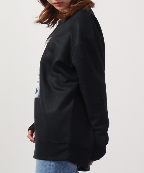 FUNALIVE(ファンアライブ)の「Printed loose-fit sweatshirt / プリントルーズフィット スウェットトレーナー unisex(スウェット・メンズ・杢グレー/ベージュ/ホワイト系/ホワイト/ネイビー/ブラック/ブラウン/ブラック系・M/XL/L)」の21枚目の写真