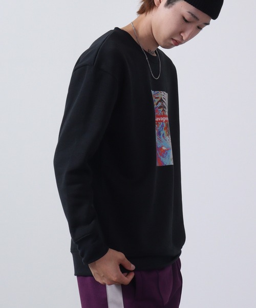 FUNALIVE(ファンアライブ)の「Printed loose-fit sweatshirt / プリントルーズフィット スウェットトレーナー unisex(スウェット・メンズ・杢グレー/ベージュ/ホワイト系/ホワイト/ネイビー/ブラック/ブラウン/ブラック系・M/XL/L)」の15枚目の写真