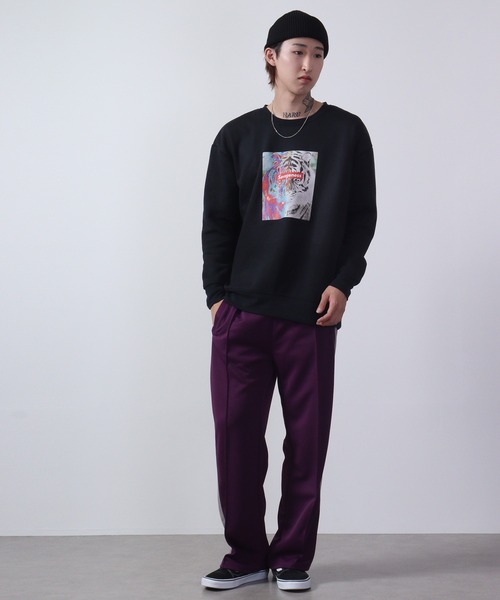 FUNALIVE(ファンアライブ)の「Printed loose-fit sweatshirt / プリントルーズフィット スウェットトレーナー unisex(スウェット・メンズ・杢グレー/ベージュ/ホワイト系/ホワイト/ネイビー/ブラック/ブラウン/ブラック系・M/XL/L)」の13枚目の写真