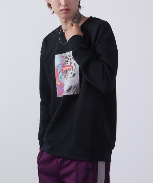 FUNALIVE(ファンアライブ)の「Printed loose-fit sweatshirt / プリントルーズフィット スウェットトレーナー unisex(スウェット・メンズ・杢グレー/ベージュ/ホワイト系/ホワイト/ネイビー/ブラック/ブラウン/ブラック系・M/XL/L)」の16枚目の写真