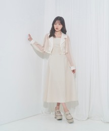 シアージャケットキャミワンピセット