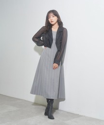 ANDGEEBEE | シアージャケットキャミワンピセット(ワンピース)