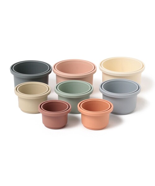 こども ビームス（コドモビームス）の「Mushie / スタッキング Cup（おもちゃ・キッズ・その他・ONE SIZE）」の2枚目の写真