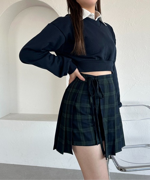 ★あさごはん様★BEAUTY&YOUTH ラップ プリーツスカート BEAUTY&YOUTH UNITED ARROWS（ビューティーアンドユース
