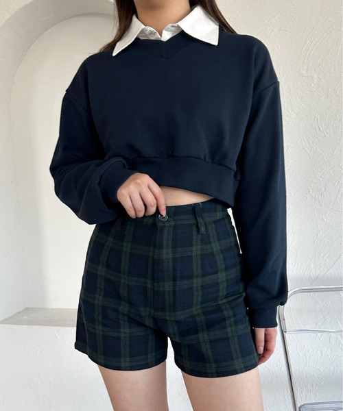 apres jour mignon（アプレジュールミニョン）の「【apres jour mignon】プリーツラップスカパン【ZOZOTOWN限定アイテム】（スカート・レディース・グリーン系その他/ネイビー/ブラック/チャコールグレー/グレー/グレー系その他・MEDIUM/X-LARGE/SMALL）」の17枚目の写真