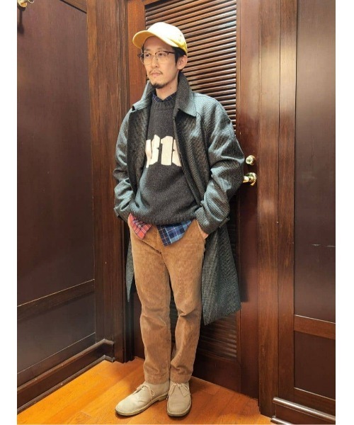 BROOKS BROTHERS（ブルックスブラザーズ）の「1818インターシャ クルーネックセーター（ニット/セーター・メンズ・ネイビー/グレー・MEDIUM/SMALL/LARGE）」の7枚目の写真