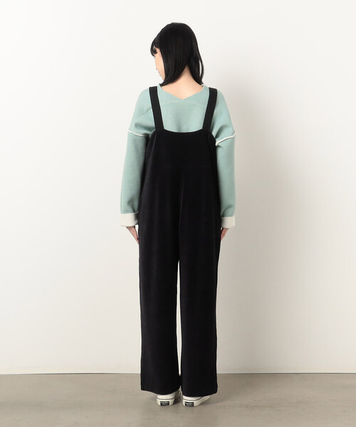 ONIGIRI（オニギリ）の「コーデュロイ サロペット（サロペット/オーバーオール・レディース・ベージュ系/ネイビー系・FREE）」の6枚目の写真