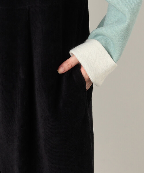 ONIGIRI（オニギリ）の「コーデュロイ サロペット（サロペット/オーバーオール・レディース・ベージュ系/ネイビー系・FREE）」の14枚目の写真